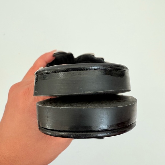 Giuseppe Zanotti Black Silver Cruel Wing flat thong sandals EU 37.5 - Picture 7 of 8